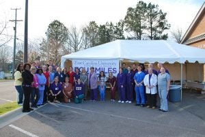The ECU School of Dental Medicine organized an interprofessional charity event in Elizabeth City, N.C., called ECU Smiles. The event continues ECU’s mission of serving North Carolinians who lack access to primary healthcare services.