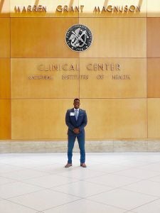 Third-year dental student Omar Glover will attend a year-long program at the National Institutes of Health (NIH).
