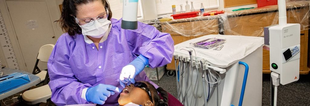 The Bertie County School Based Oral Prevention Program will offer dental services to all public elementary and middle school students in Bertie County over the next two years. (Photos by Cliff Hollis | Video by Bryan Edge)