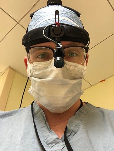 Dr. Patrick Monahan is living and working in Pittsburgh, completing an oral and maxillofacial surgery residency.