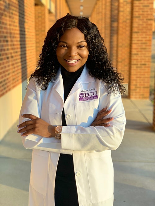 Dr. Akeadra Bell is a 2020 graduate of the ECU School of Dental Medicine.