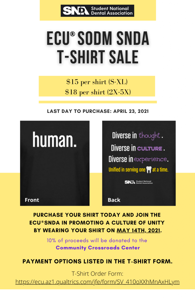 ECU SODM SNDA T-Shirt Sale