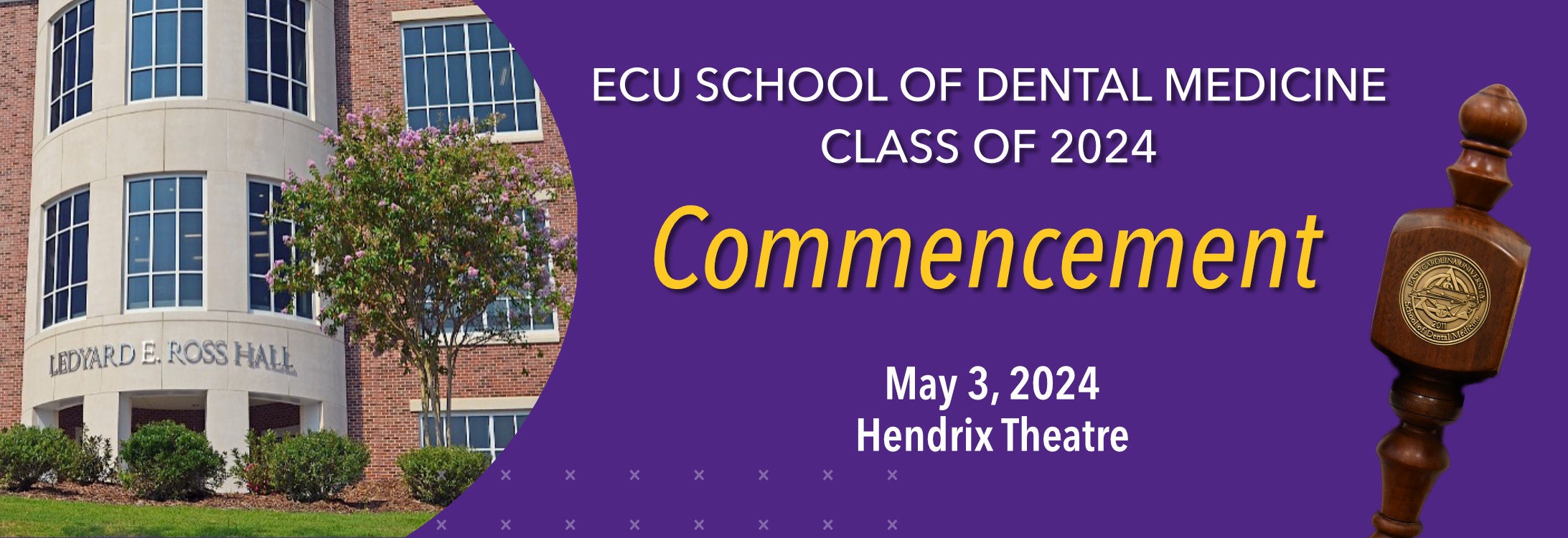 Dental Medicine Commencement on May 3, 2024 at Hendrix Theatre