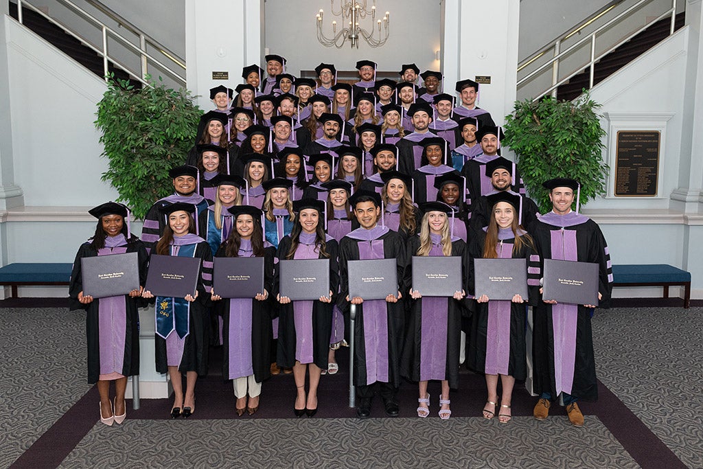 Group photo of the graduating dental class.